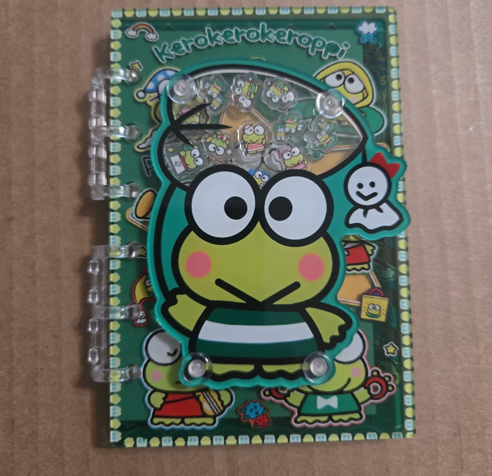 Keroppi A7 Acrylic Shaker Notebook